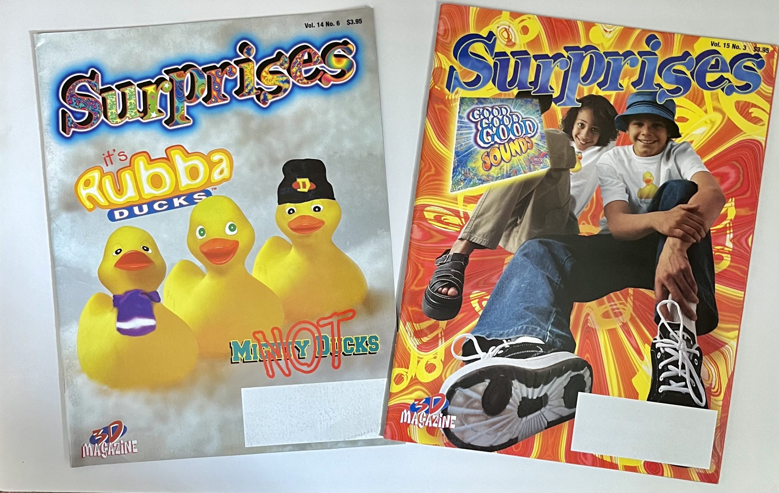 Surprises Magazine, children's, national, Rubba Ducks, publication,