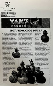 yaks corner, detroit daily free press, rubber duck, rubba ducks