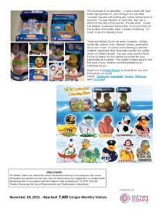 The Binder Ladies, GennComm, Rubber duck, rubba ducks, holiday guide