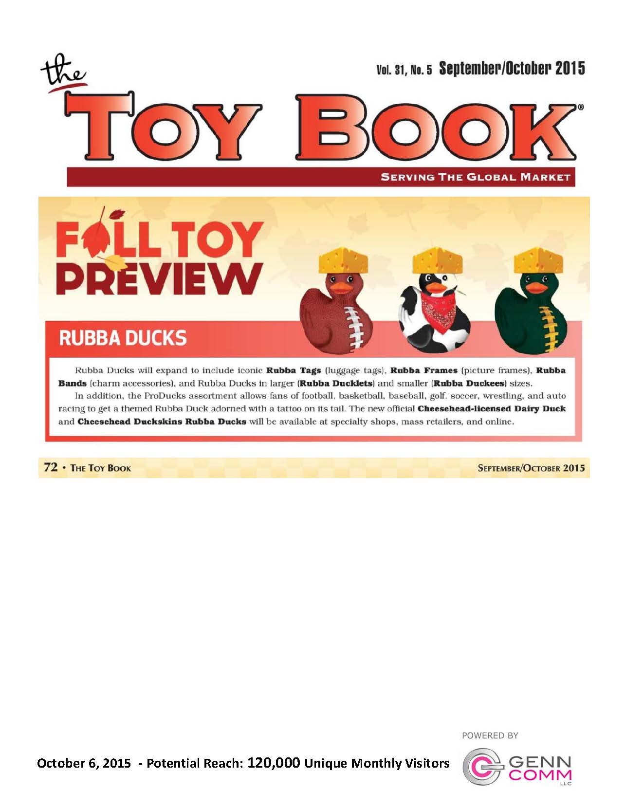 The Toy Book Fall Toy Preview; Rubba Ducks Rubba Ducks
